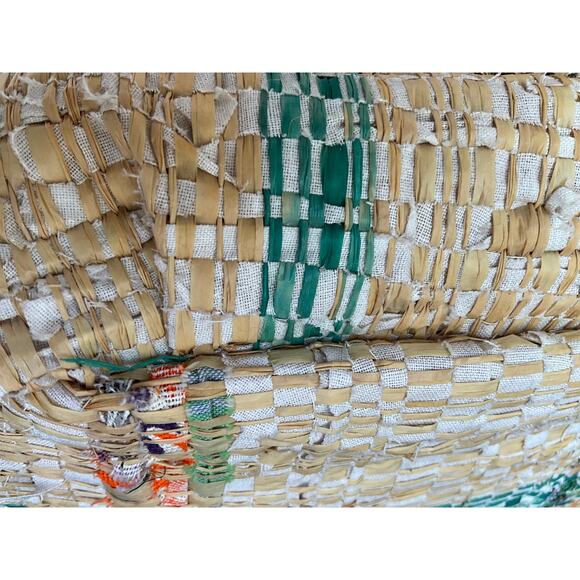 Vintage Mister Ernest Straw Wooden handle Purse Made in Italy - Picture 10 of 11